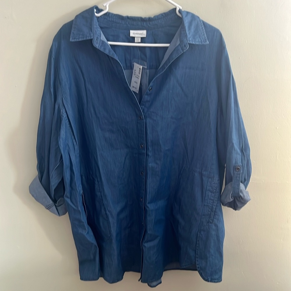 Avenue Long sleeve button down shirt
